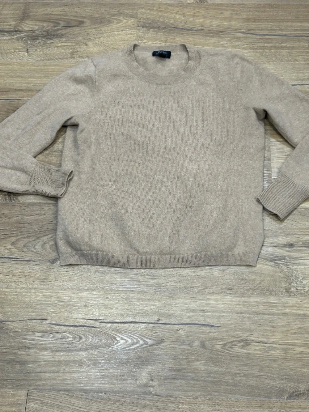 J.CREW tan Cashmere Sweater Women's Size S crewneck pullover JCREW J. Crew